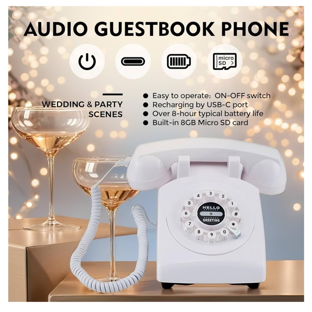 Audio Guestbook for Weddings & All Events